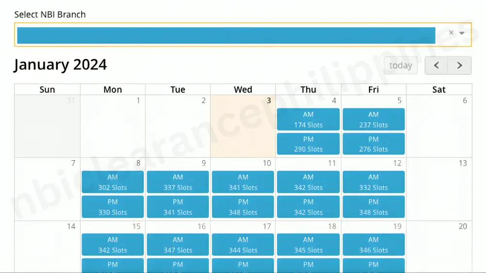 Schedule Your NBI Appointment