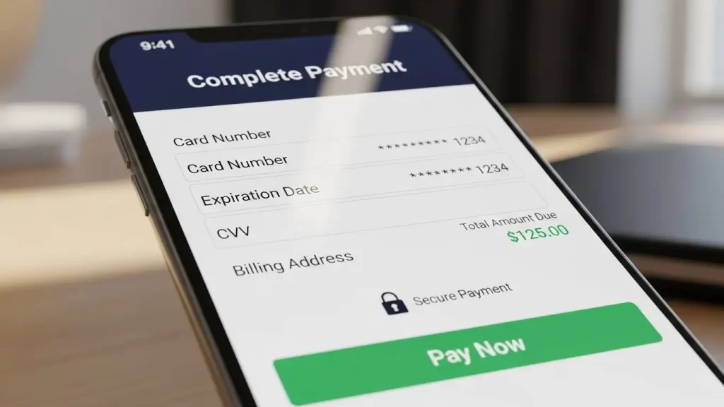 Complete Payment (If Required)
