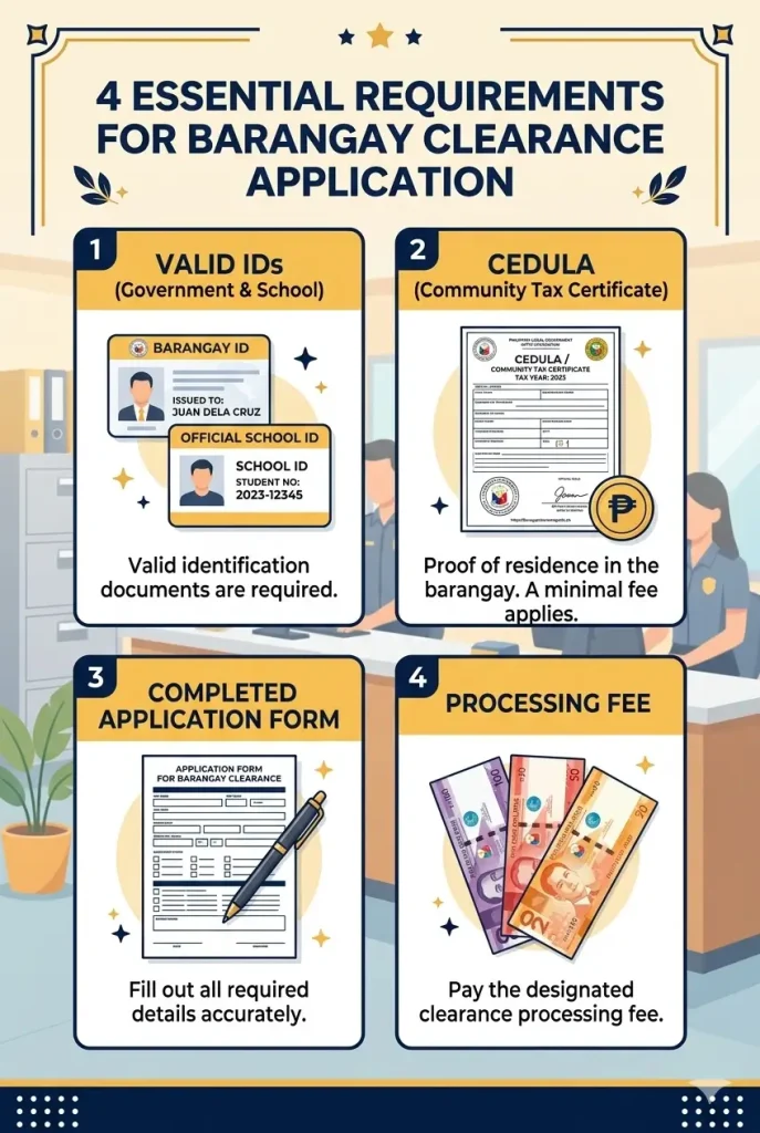 Complete Barangay Clearance Requirements