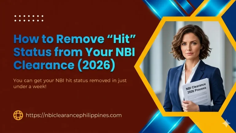 How to Remove Hit Status from Your NBI Clearance