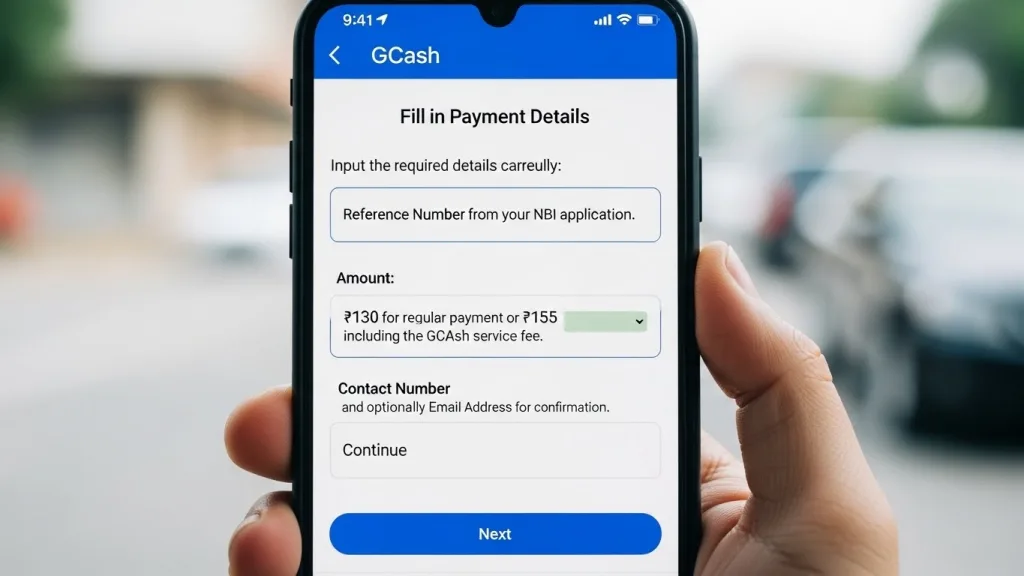 Fill in Payment Details
